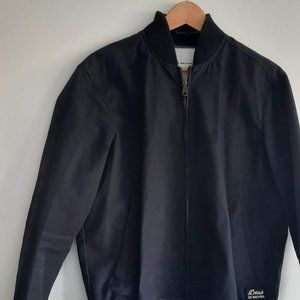 GARTH BOMBER JACKET - Navy Blue